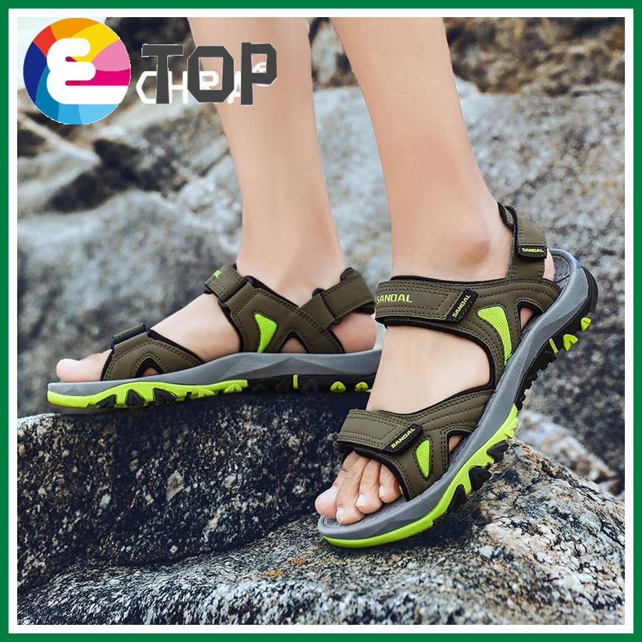 Men Shoes Classic Men Soft Sandals Comfortable Men Summer Shoes Leather Sandals Big Size 39-46