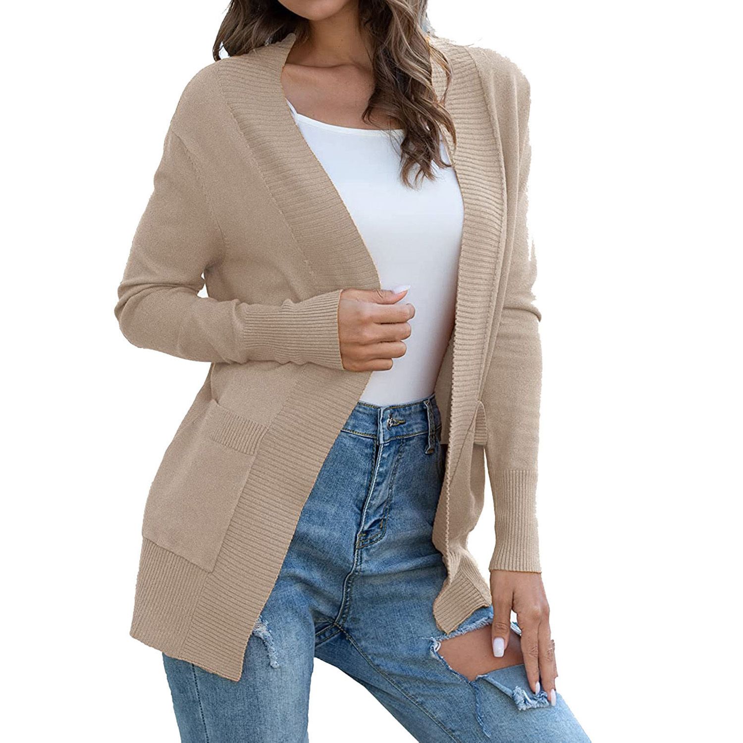 Cardigan Coat Skin Affinity Korean Style Female Cardigan Coat