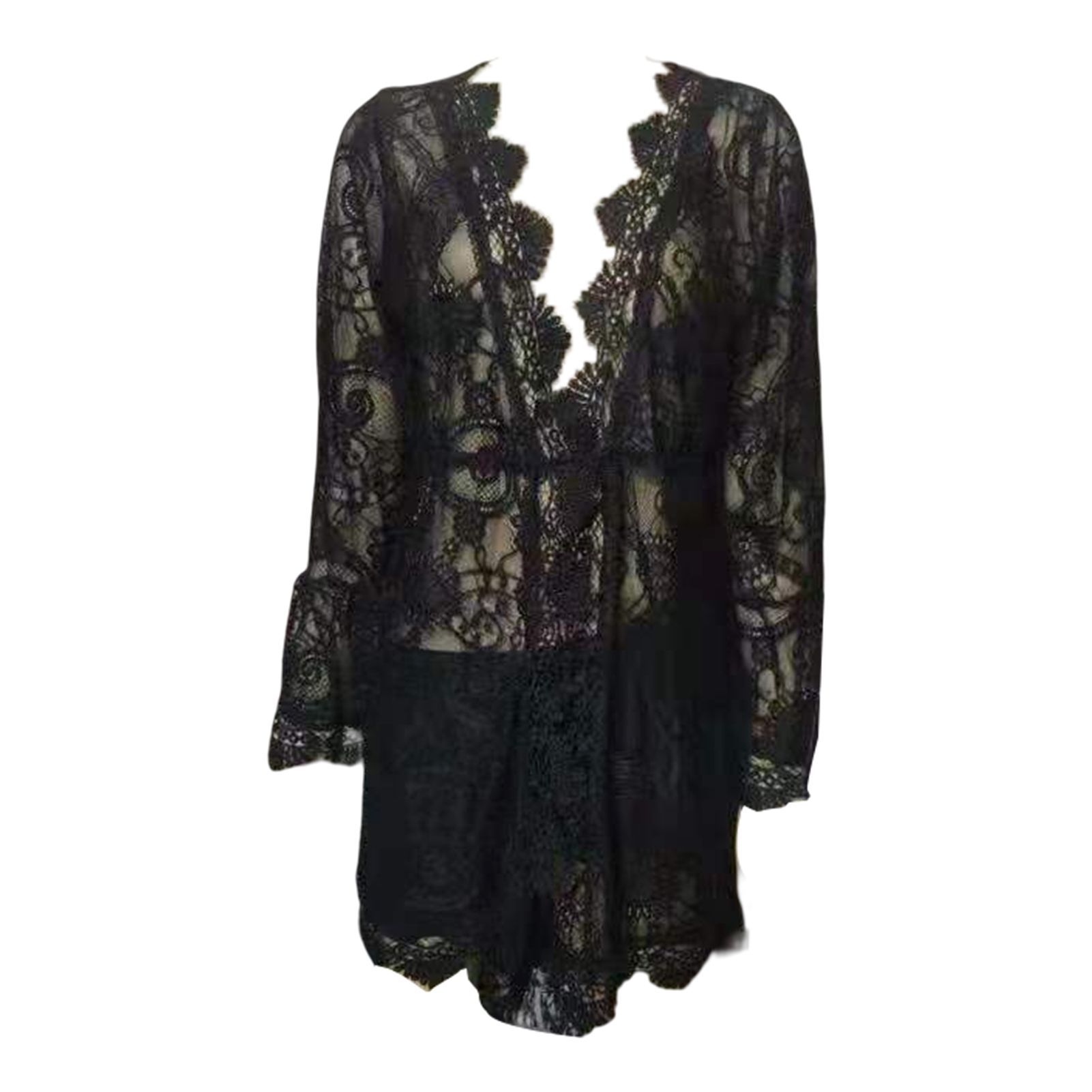 Amamia Beh Dress Above Knee Length Women Le Dress Beh Cover-Up Bathing Suit
