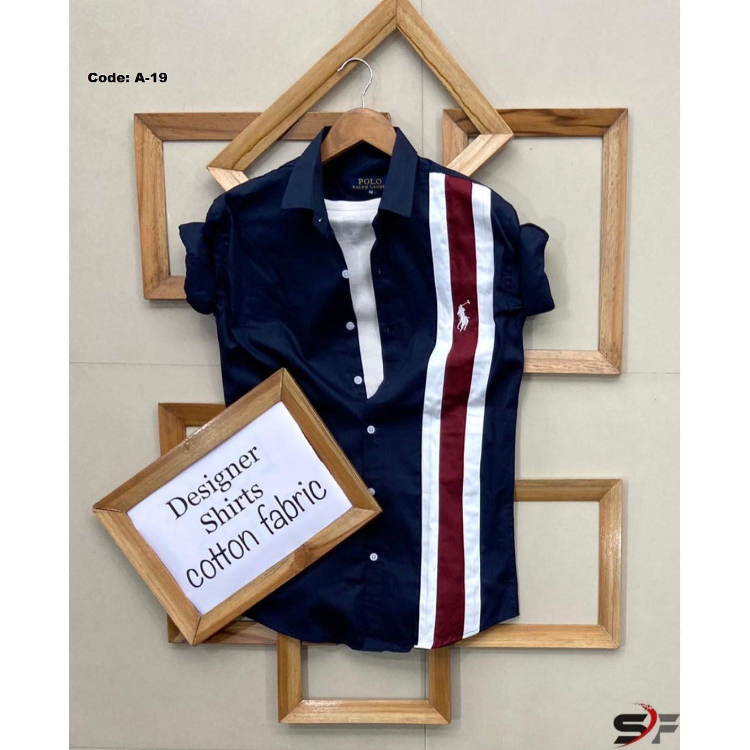 Premium Quality Stylish Navy Blue Color Shirt For Men