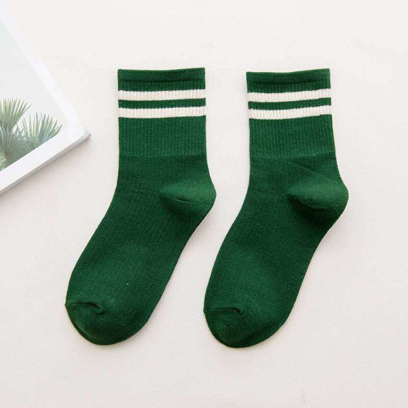 New Butterfly Socks Women Streetwear Harajuku Crew Kawaii Stripe Fashion Ankle Funny Pop Socket Cotton Embroidered Expression
