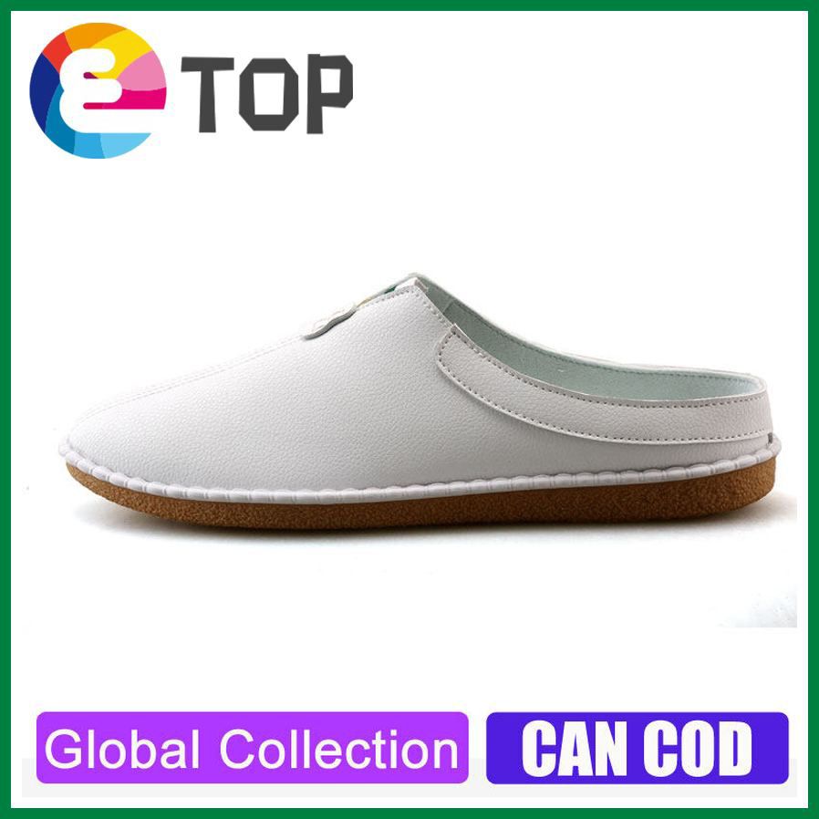 Half slippers Loafers Shoes for Men Fashion Boat Shoes Man Comfy Leather Flats Summer Classic High Quality Men Casual Shoes