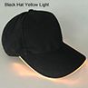 Fashion Uni Solid Color LED Luminous Baseball Hat Christ Party Peaked Cap