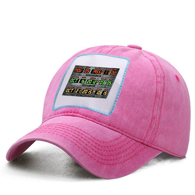 Back To The Future Baseball Cap Dad Trucker Snapback Bone Hat Harajuku Street Casquette Woman Man Boinas Ponytail