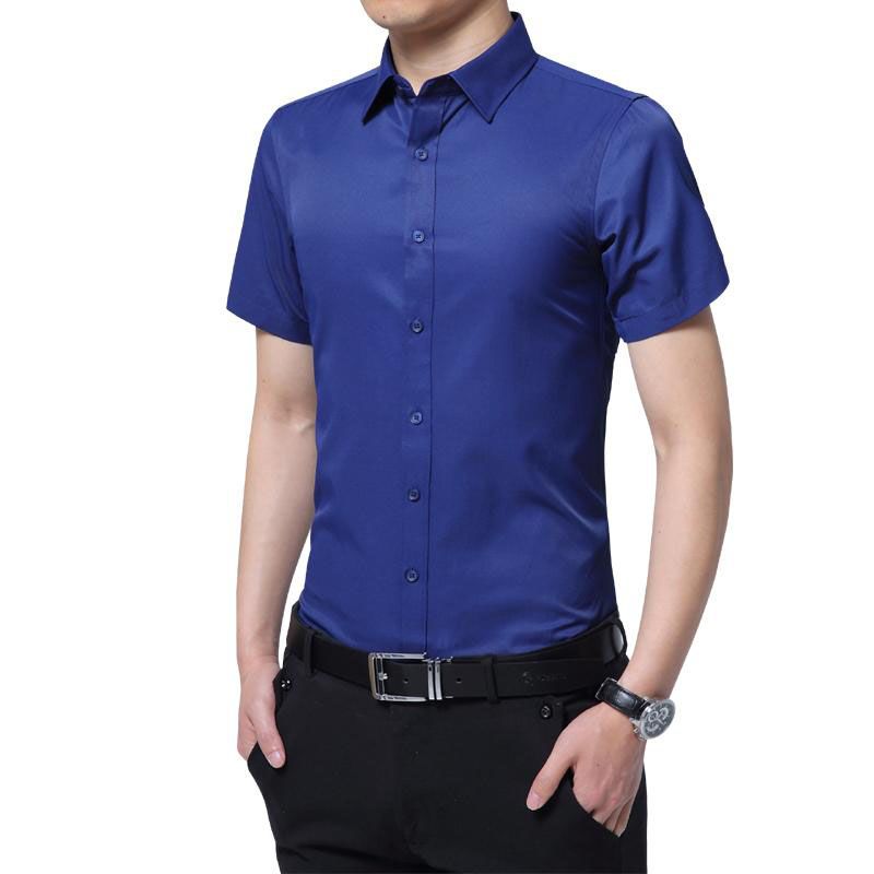 Men;s Half Sleeve Blue Casual Shirt