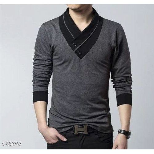 Fashionable Cotton V-Neck T-Shirts - T Shirt For Man
