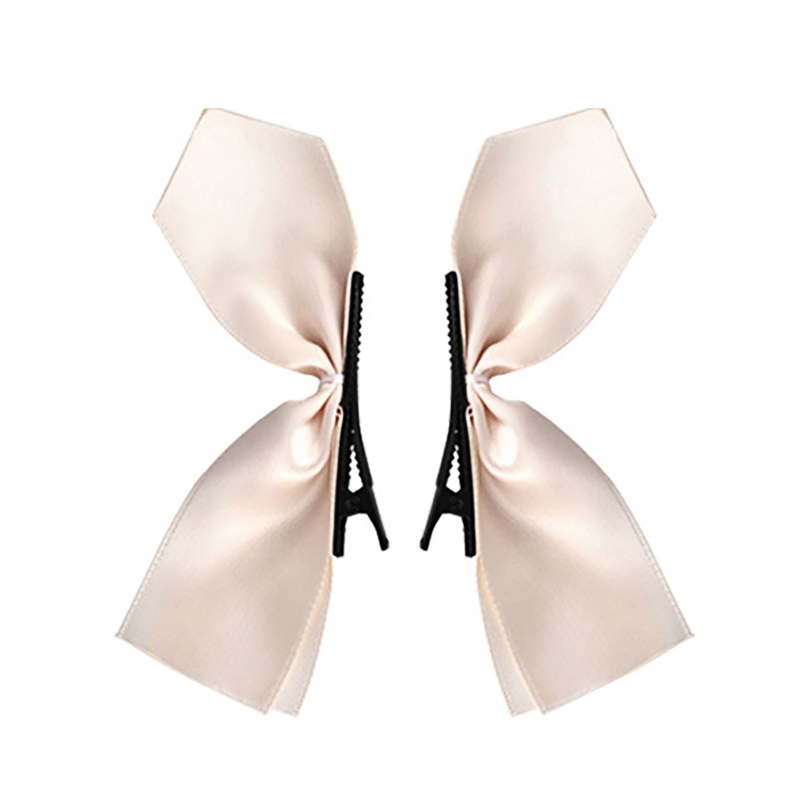 Simple Elastic Bowknot Solid Color Girl Hairpin Hair Clip Hair Accessories