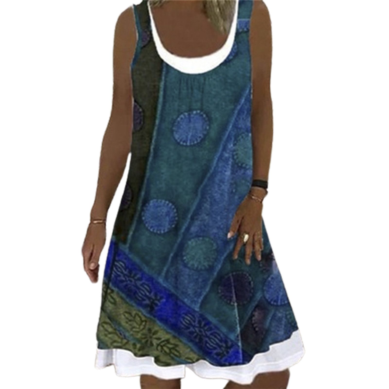 Women Dress Digital Print Loose-fitting Elegantni Dress