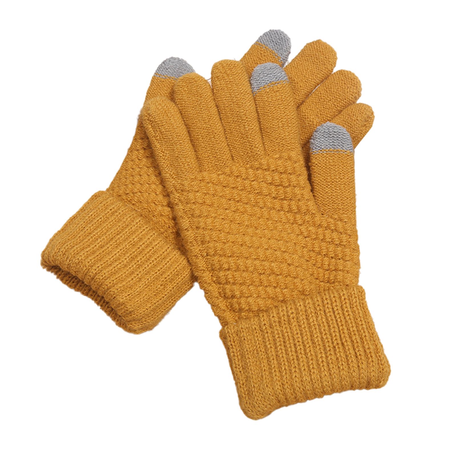 Outdoor Gloves Jacquard Design Stretch Full Covering Wearing Gloves