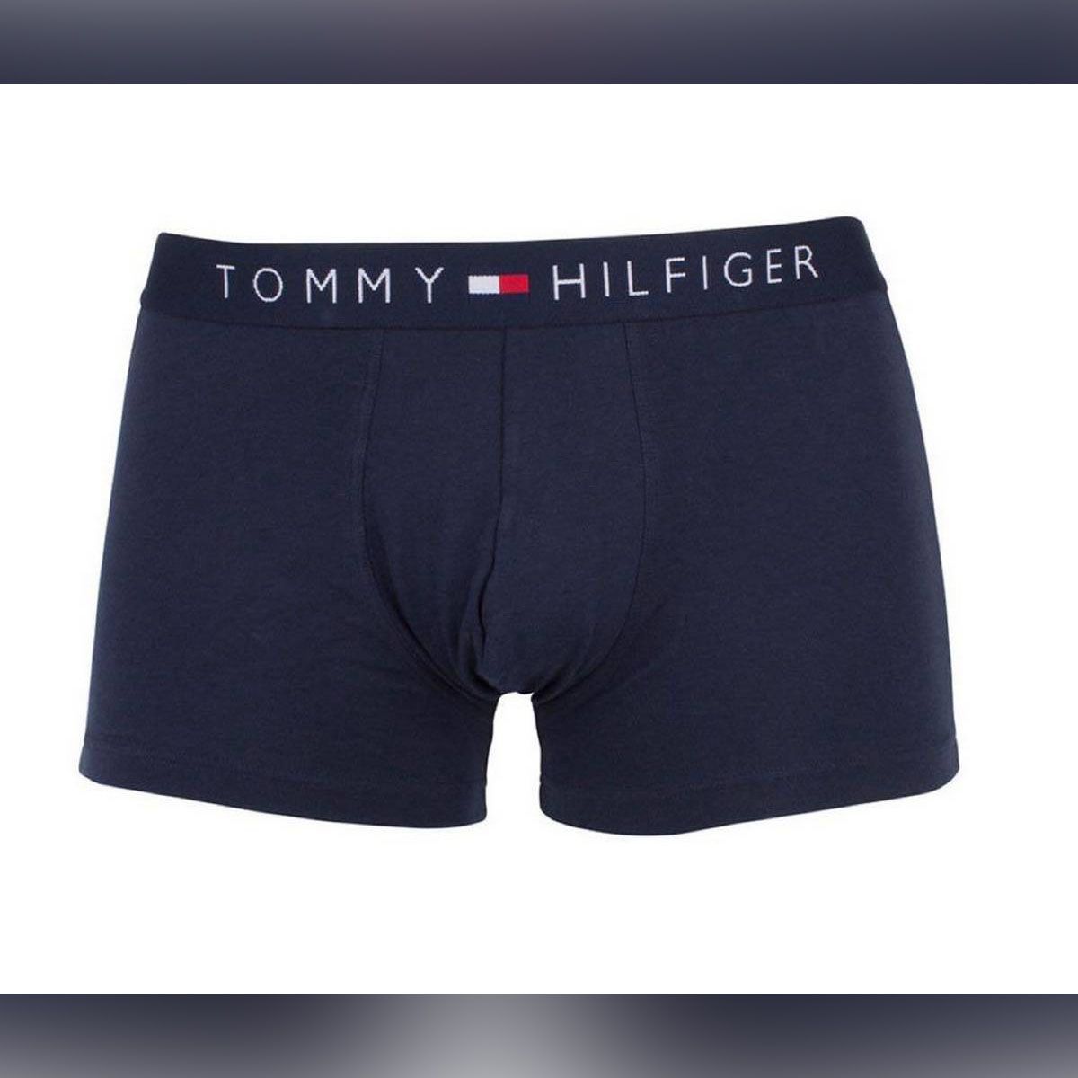 Navy Blue Cotton Boxer For Men