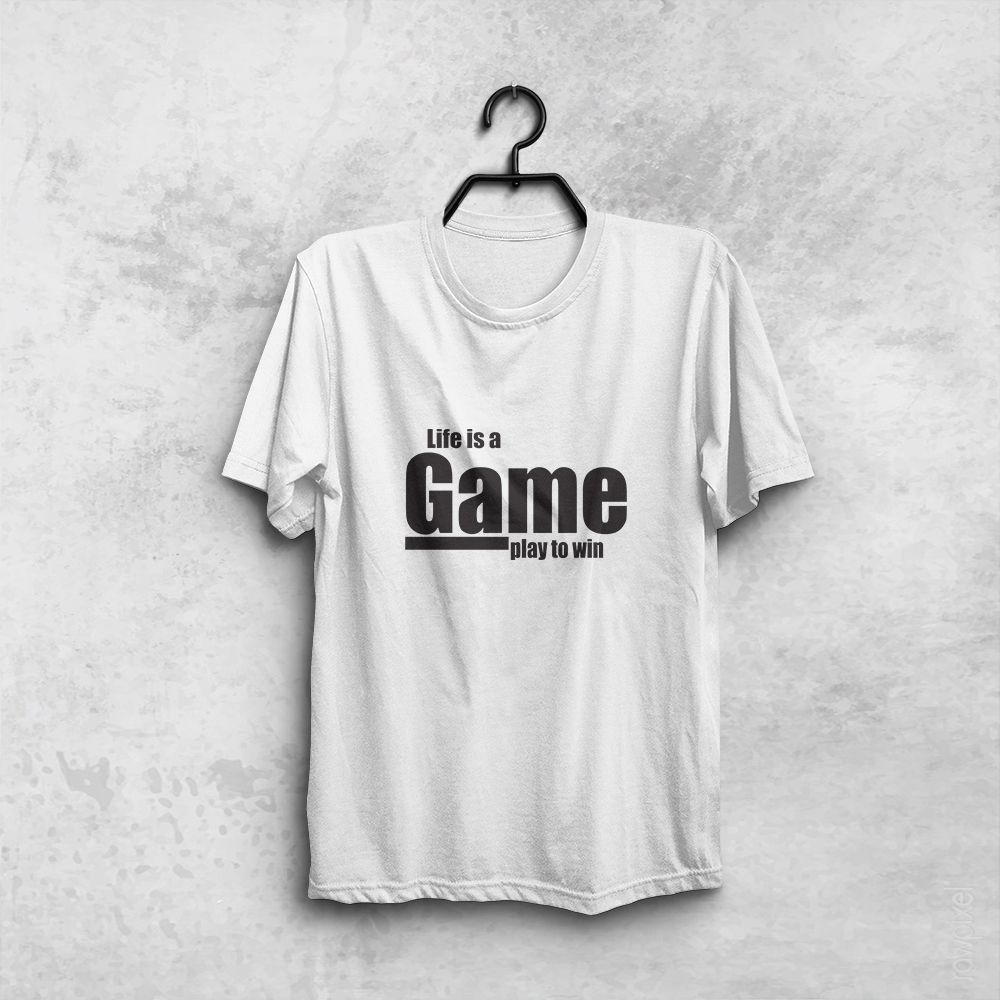Life Is A Game Jersy T Shirt For Boys And Girls - Tshirt For Men