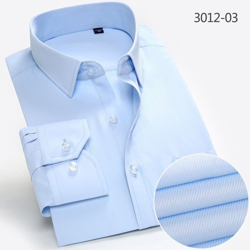 Vertical Striped Shirts for Man Twill Business Long Sleeve Men's Social Shirt Casual White Blouse Regular Fit Pocket Quality New