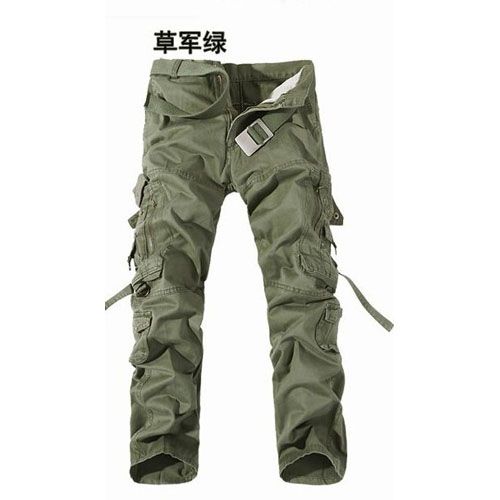 Tactical pants men Multi-pocket washed overalls men loose cotton pants male cargo pants for men trousers,size 28-42