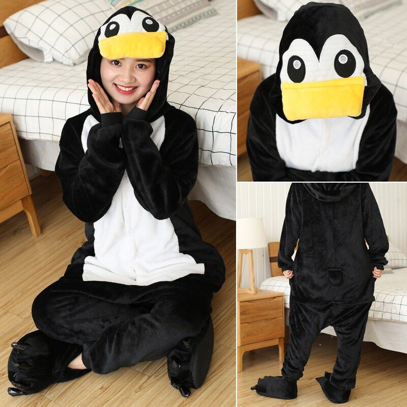 Adults Pajamas Women Flannel Sleepwear Uni Kigurumi Cute Unicorn Totoro Cartoon Animal Pajamas Set Kids Hooded Pyjamas Pijama