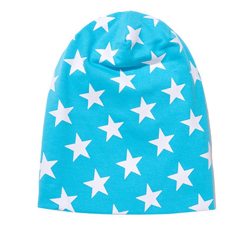 Autumn Winter Star Kids Cotton Street Dance Hip Hat Boys Girls Hat Scarf Crochet Children Hat Baby Cap
