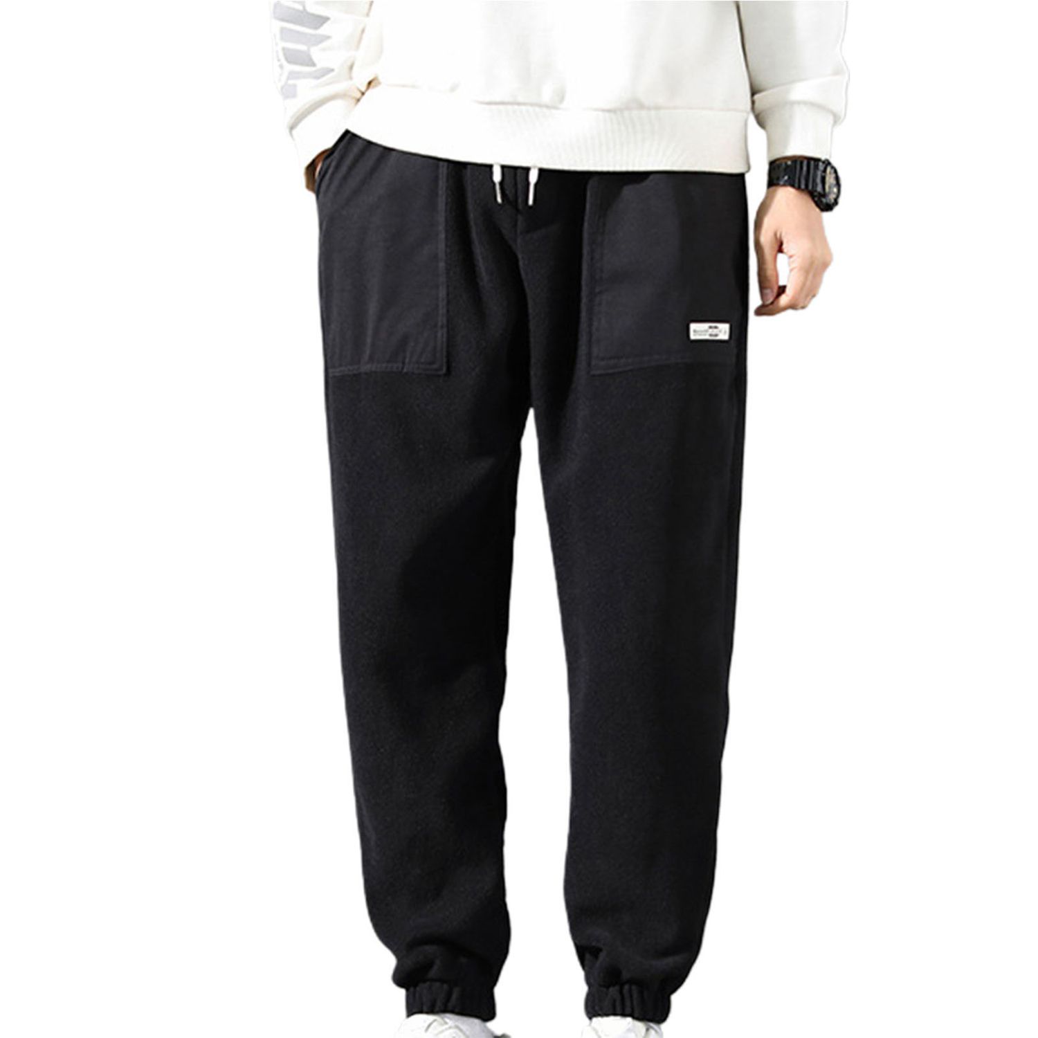 Men Pants Sports Drawstring Sweatpants