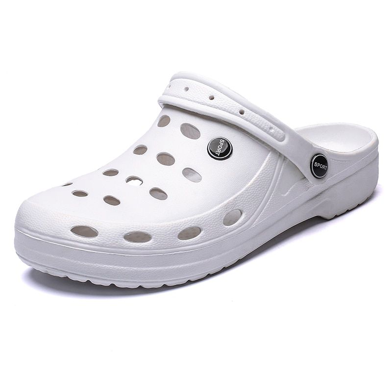 Summer 2021 Men's New High-heeled Sandals Lightweight Large Household Antiskid Outdoor Mallet  Beach Shoes Large 49