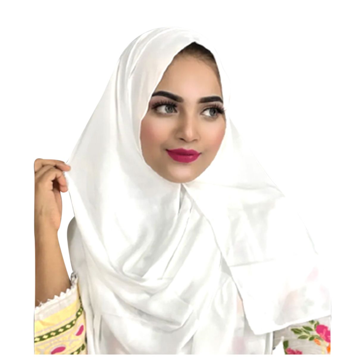 Plain Instant Ready Hijab for College students and school students