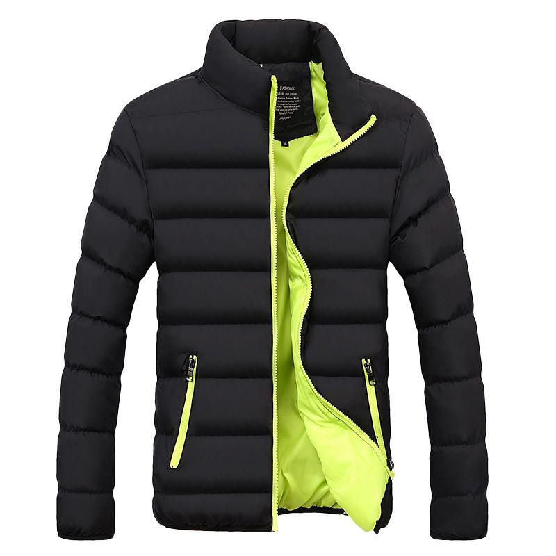 Winter Jacket Men Clothes Solid Colors Ultra-light Parka Mens Jackets And Coats Stand Collar Bubble Coat Puffer Jackets