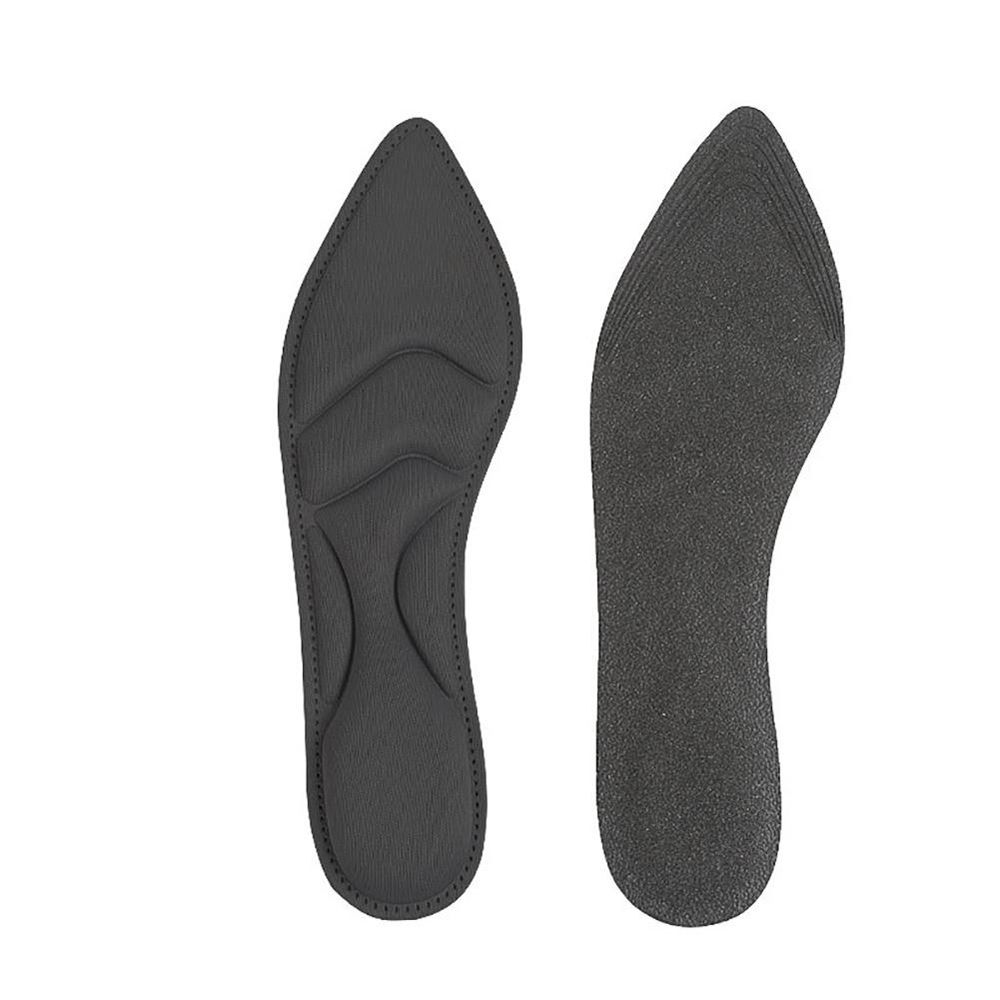 【ALLGOOD】1 Pair Flat Foot Insoles Massage Cushion Soft Inserts Comfort Pad 4D Sponge Arch Support Shoes Durable High Heels Practical