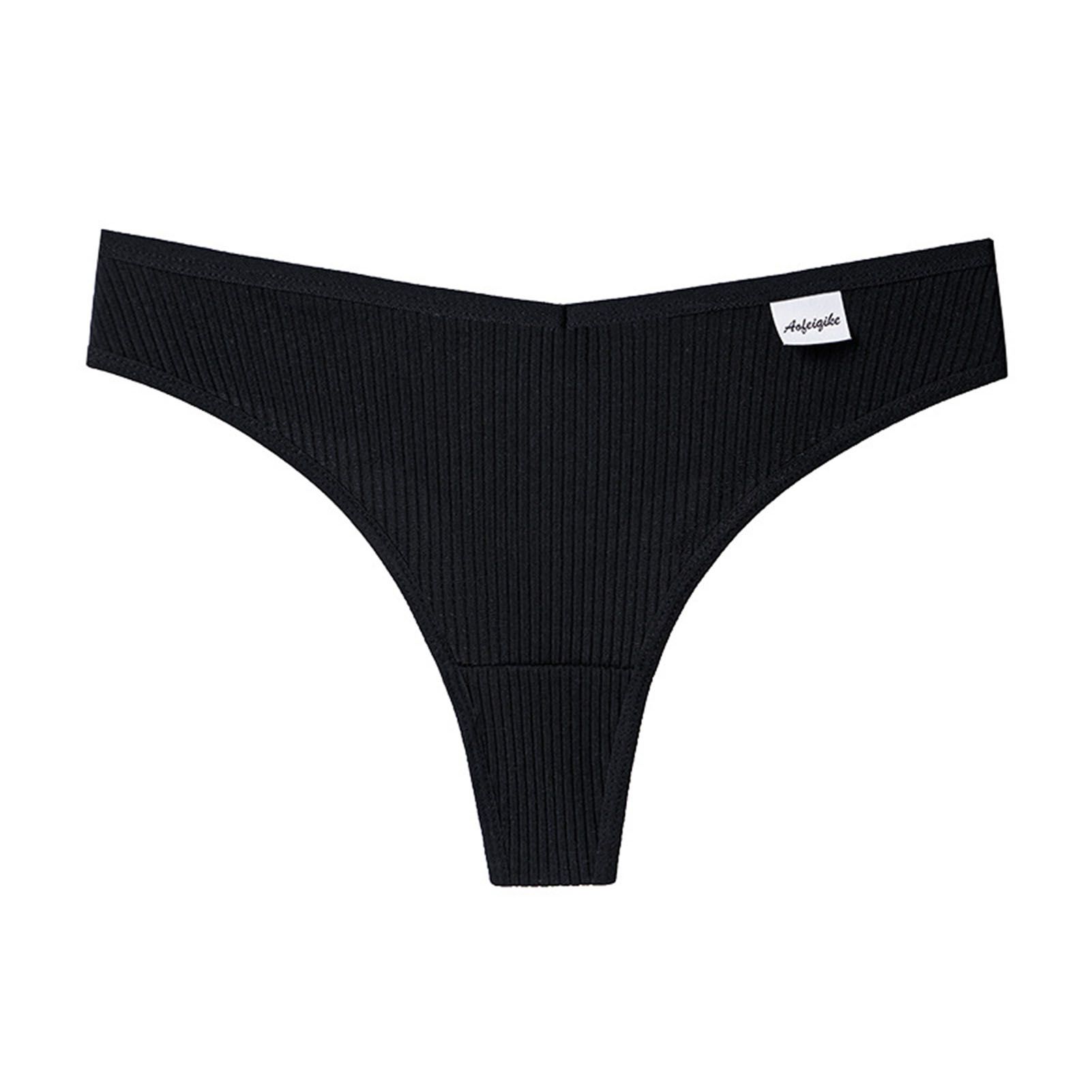Underpants Low Waisted Pure Color Stretchy Briefs