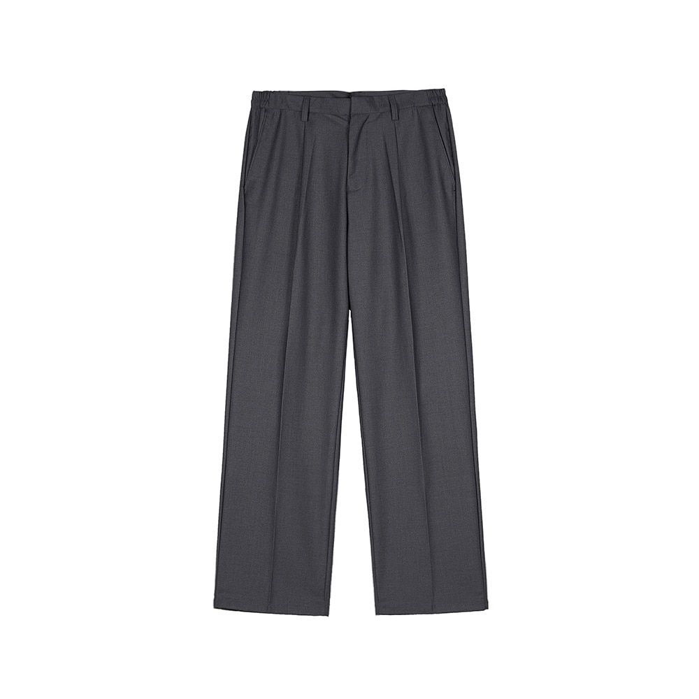 IEFB Men's 2022 Spring New Korean Trendy Casual Trousers Loose Pants Wide Leg Straight Tube All-match Ins Tide Black Gray 9D0329