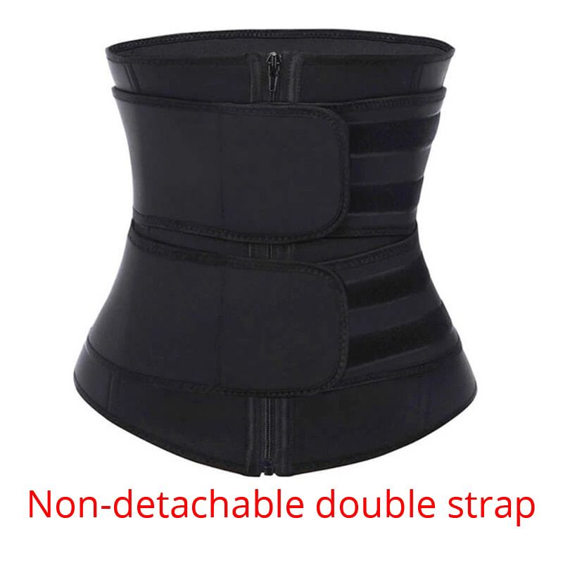 Women Detachable Waist Trainer Sweat Shapewear Body Slimming Sheath Belly Reducing Shaper Workout Trimmer Belt Corset