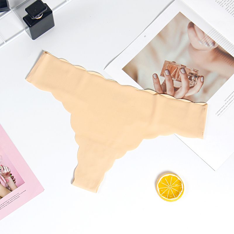 [CMENIN Girls] INS Style Silk Cotton Panties for Woman Seamless Brief Female Underwear Night Wear P0108