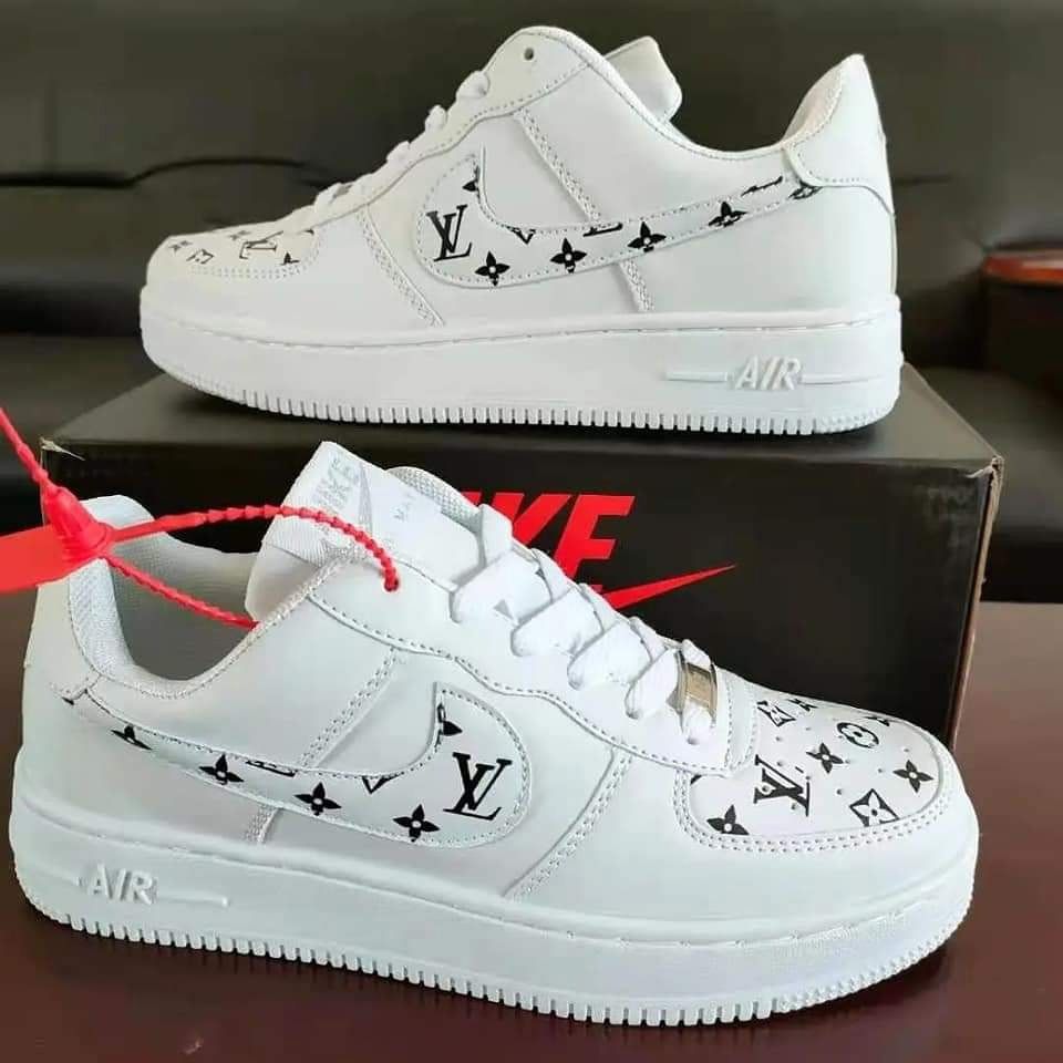 Air-Force-1 Low NIKEe_af1- Hand Painted monogram shoes/sneakers