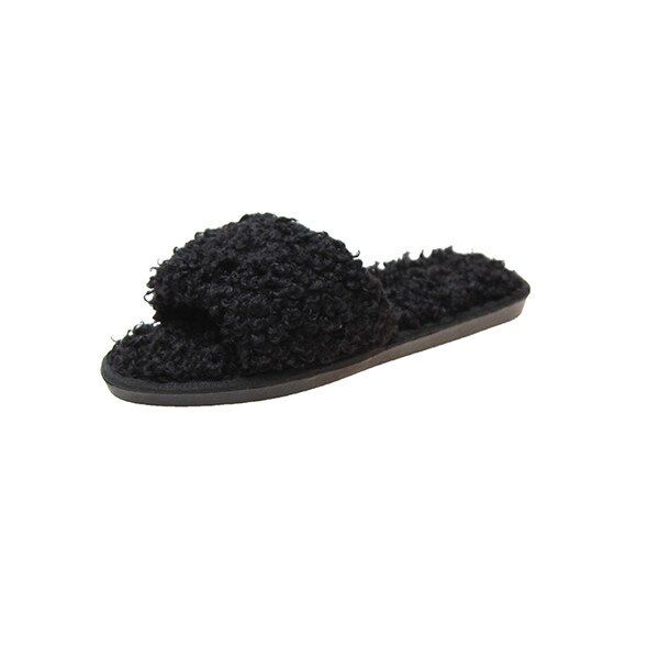 Women Slippers Home Indoor Plush Slippers Autumn Winter Female Flat Shoes Ladies Comfortable