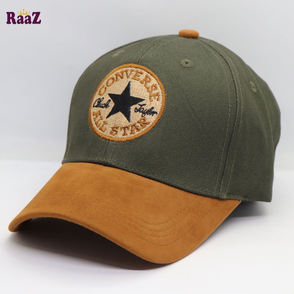 Green And Brown New Velvet Convers All Star Baseball Cap For Men