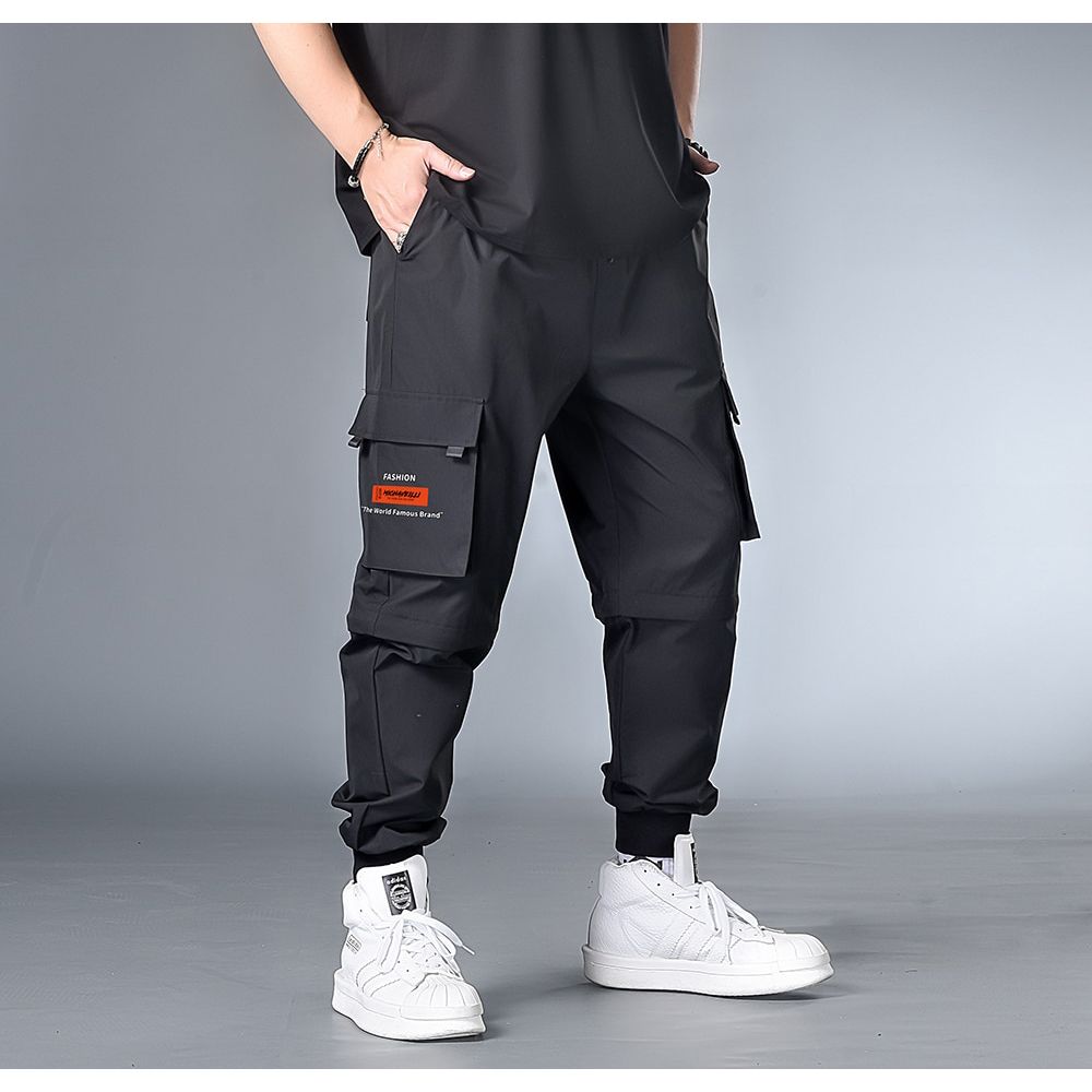 XXXXL Plus Cargo Harem Pants Spring Funny Streetwear Japanese Hip Hop Mens Sweatpants Casual Pockets Men Joggers