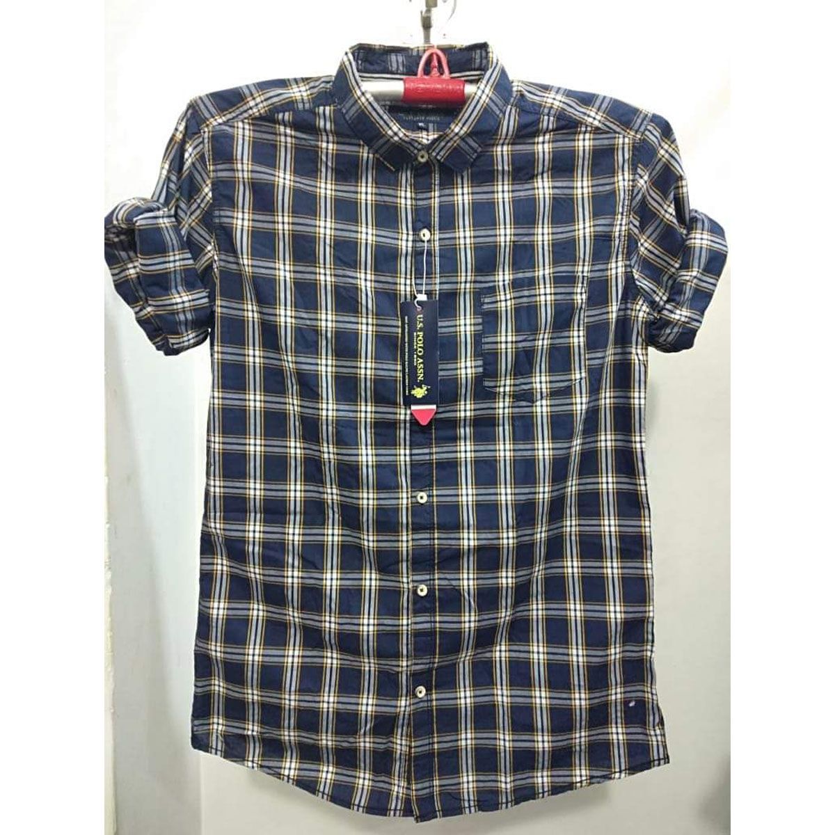 Check Full Sleeves Casual Shirt for Men (Shirt For Men Creaser Casual Shirt for Men)