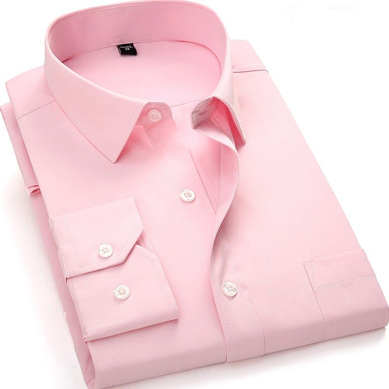 Qualilty Plus Large Size 8XL 7XL 6XL 5XL 4XL Mens Business Casual Long Sleeved Pocket Shirt Striped Male Social Men Dress Shirts