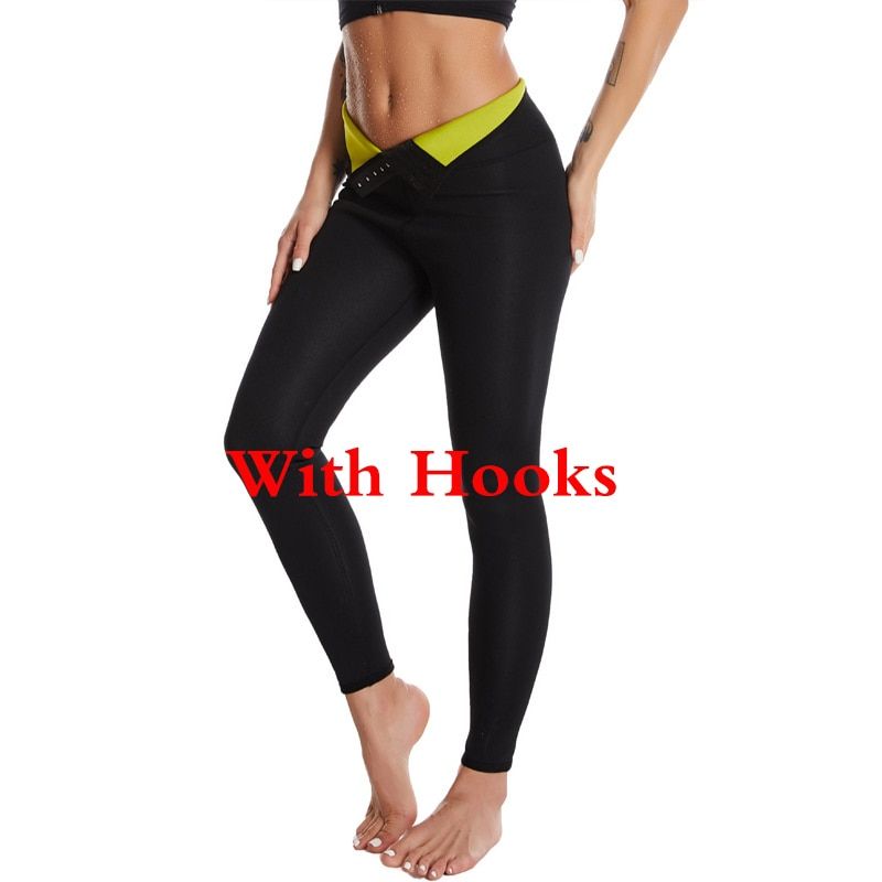 GUUDIA  Thermal Waist Trainer Pants Shaper Waist Trousers Slimming Legging Weight Loss Neoprene Sweating Pant Thigh Slimmer