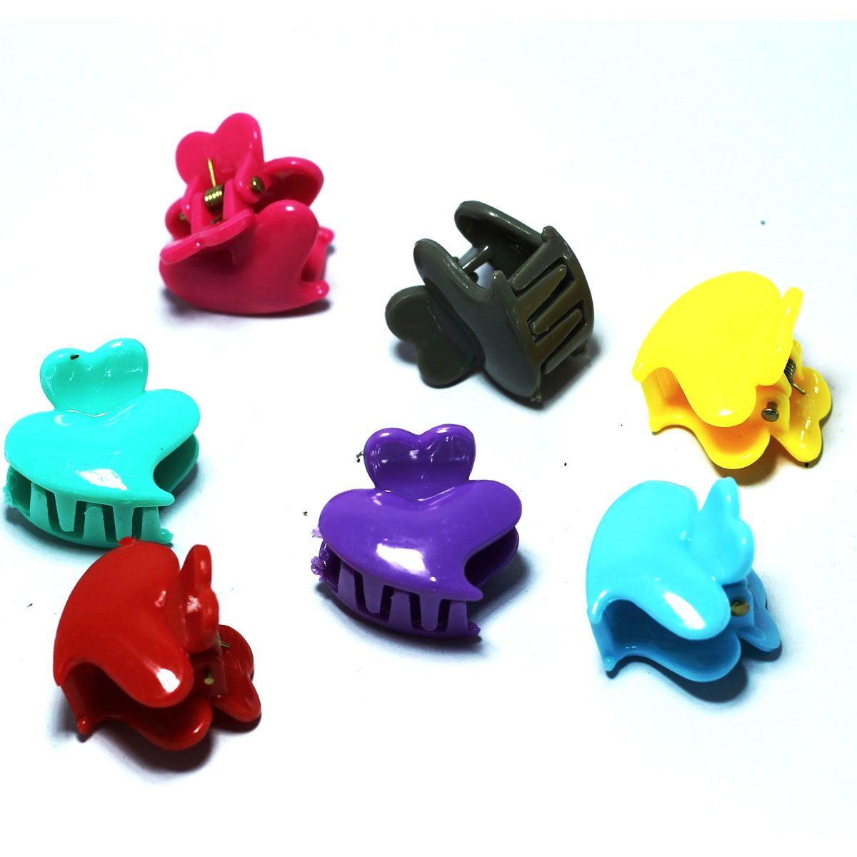 Colorful Plastic Hair clips For girls  Kakra Hair band (7pich)