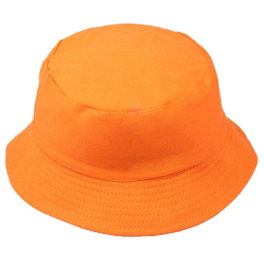 Summer Foldable Bucket Hat Solid Color Fisherman Hat Fashion Wild Sun Cap Outdoors Hats Caps Korean Style
