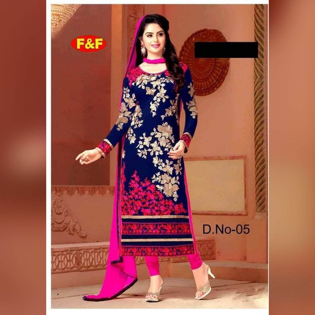 Unstitched , Stylish and Comfortable  New update dress block printed (3) peice. for women. - 3 Pice Dress - 3 Pice Dress