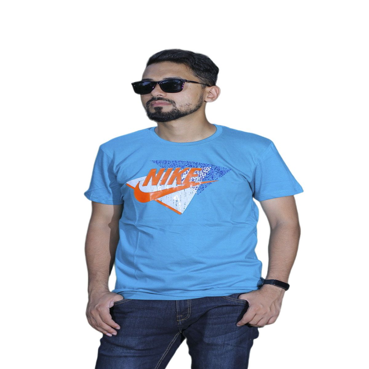 Pest Color Cotton Short Sleeve T-Shirt For Men - T Shirt For Man - T Sirt