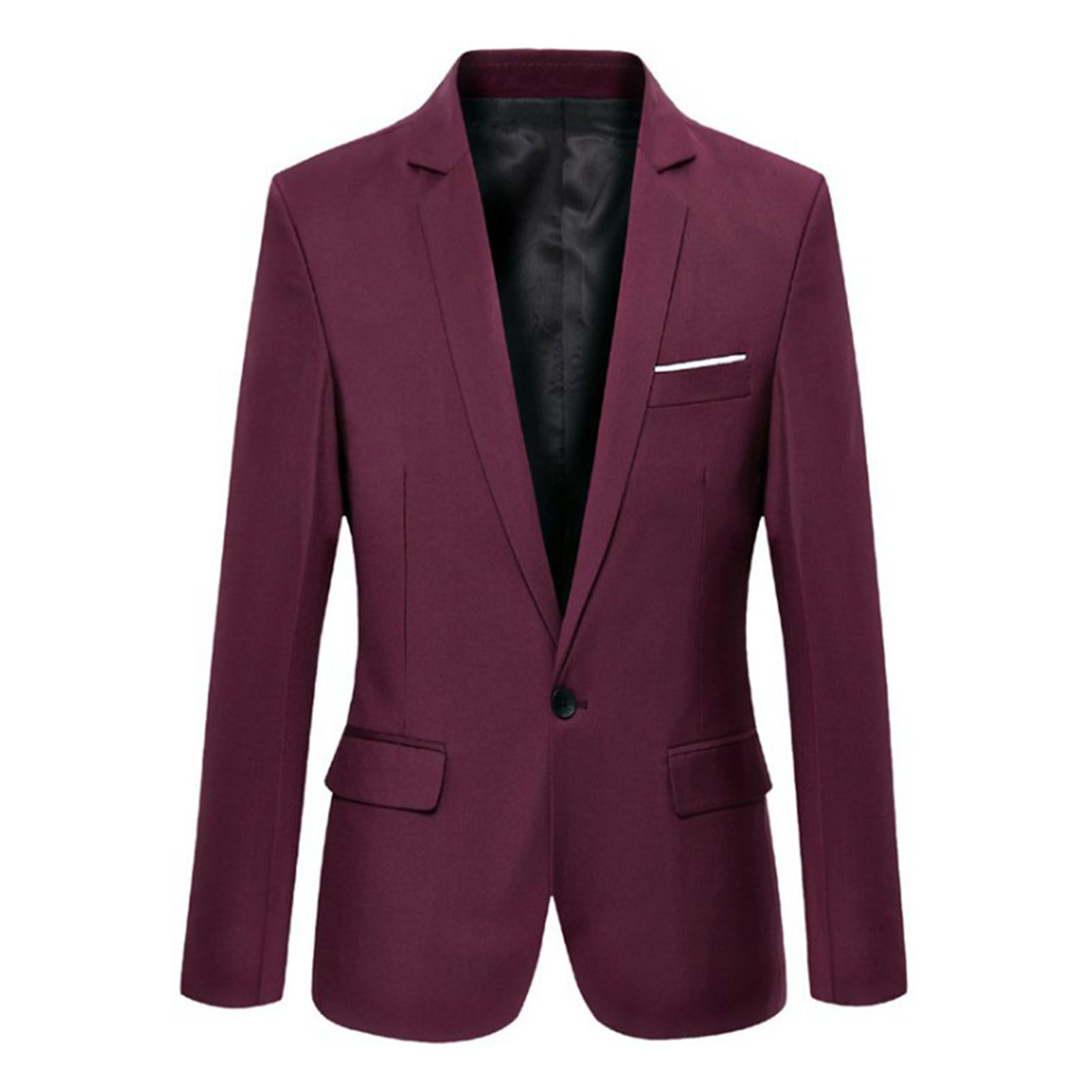 Formal Blazer Unique Cutting Single Button Men Formal Blazer
