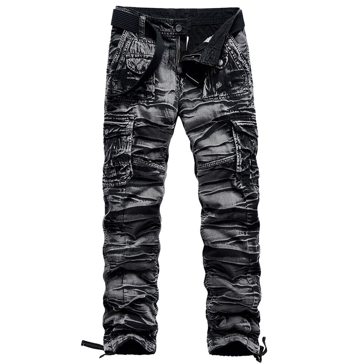 Men's Cargo Pants Pant Full Length Multicket Casual  Baggy Jogger Tactical Trousers Plus Size 29-44