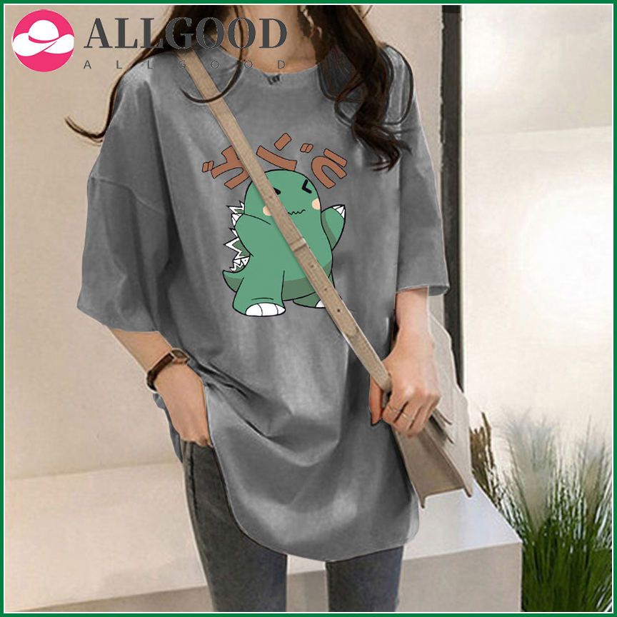 Cute Tees Breathable Woman Short Sleeve O-Neck T Shirt