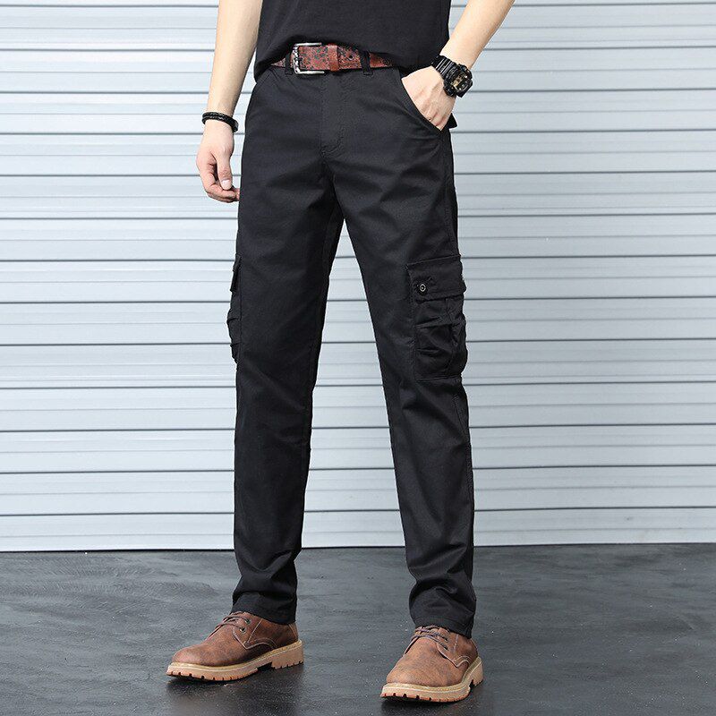 Men Lightweight Thin Pants Casual Cotton Cargo Pants Long Trousers Outdoor  Trousers Mens Fashion Clothing Khaki Pants