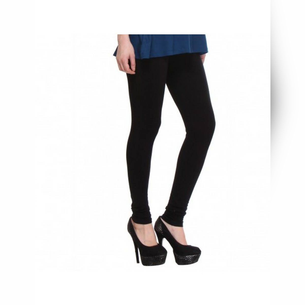 women cotton Black Leggings
