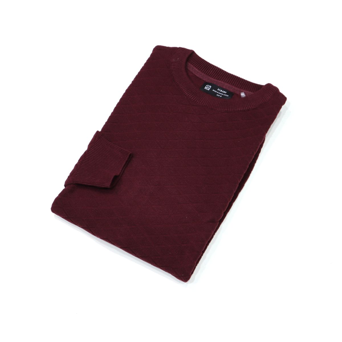 Deep Maroon  Color  Stylish Sweater Long Sleeve