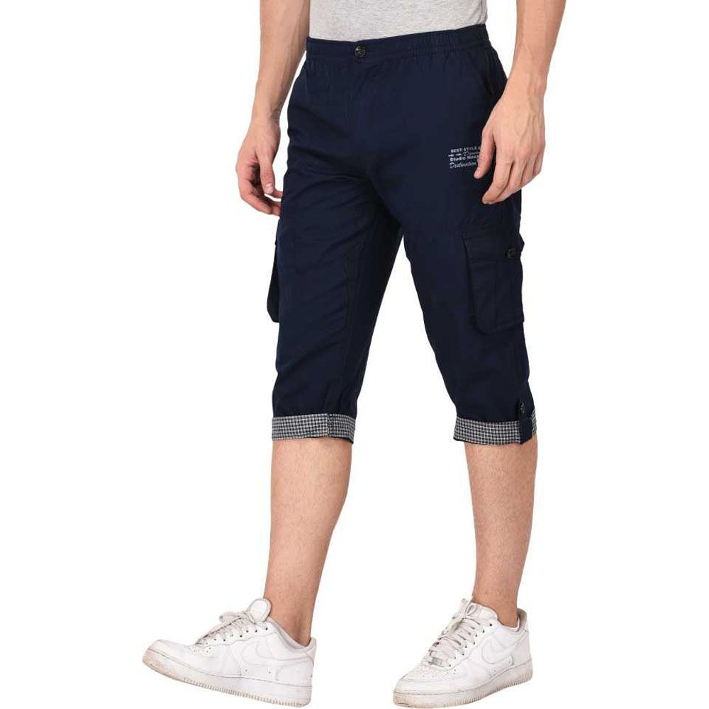 Mans Comfortable Twill Cargo Shorts Pants