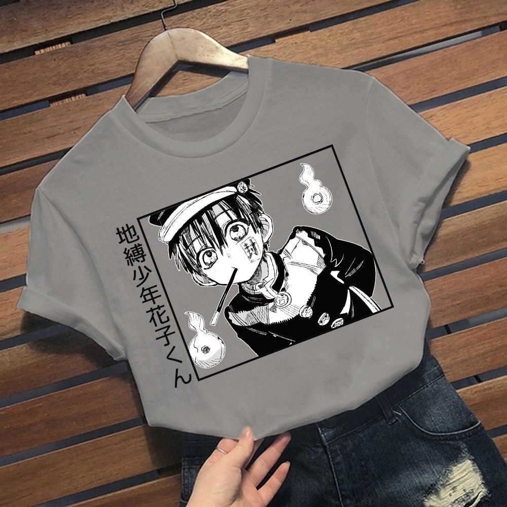 Anime Toilet Bound Hanan Printed Short Sleeved T-shirt Uni
