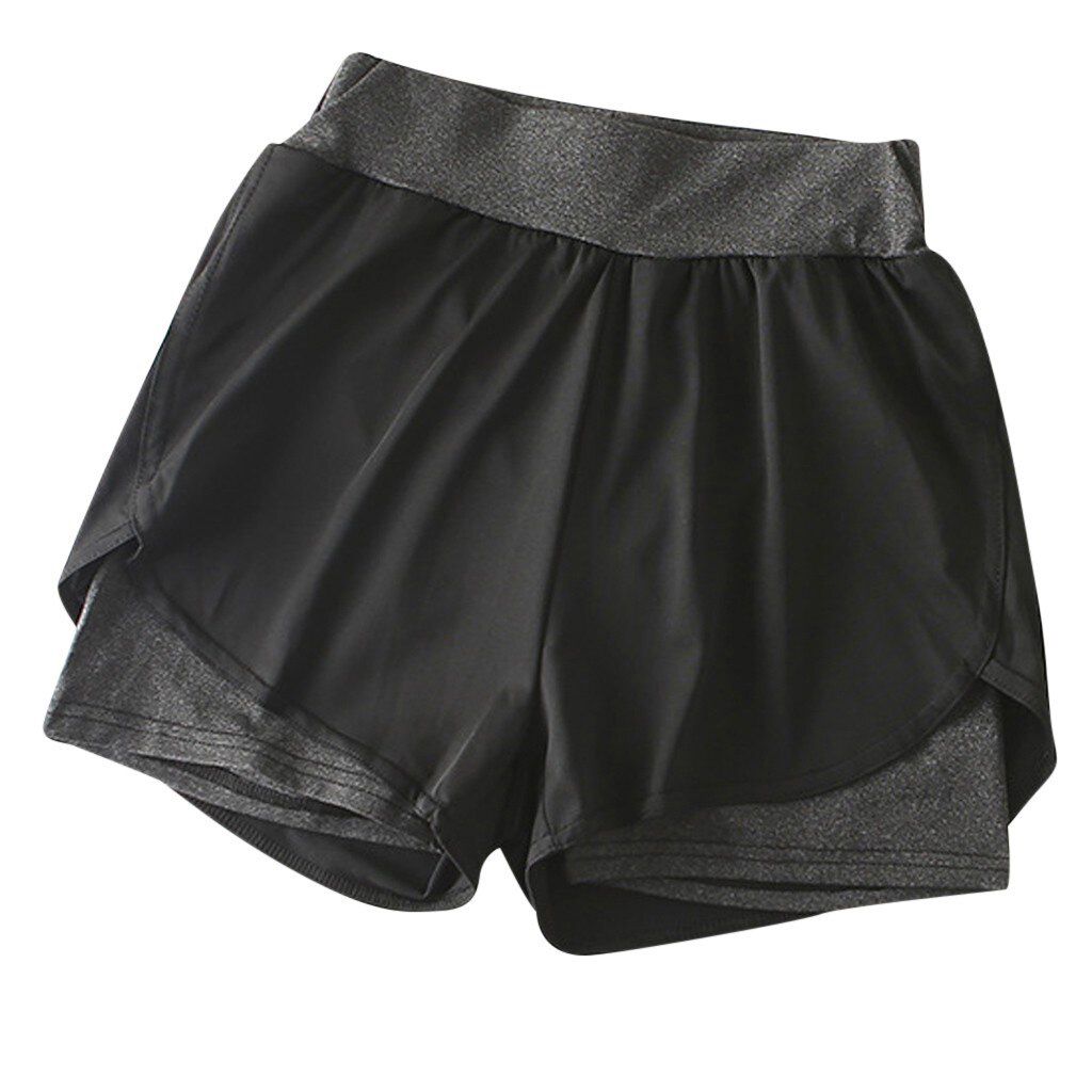 Lady Shorts Women Yoga Color Elastic Sport Trousers Shorts Pants Fitness Athletic Breathable Fitness Yoga Short Шорты