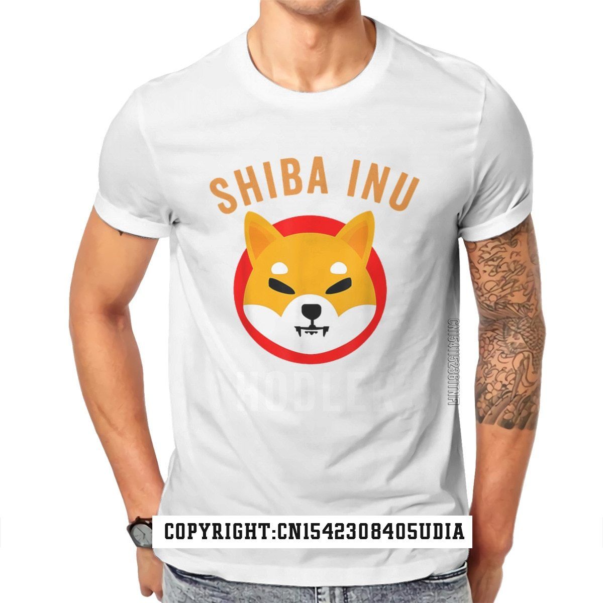 Crypto Crypto  Tshirt For Men Token Leisure Sweatshirts T Shirt Trendy Tops Shirt Leisure T Shirt