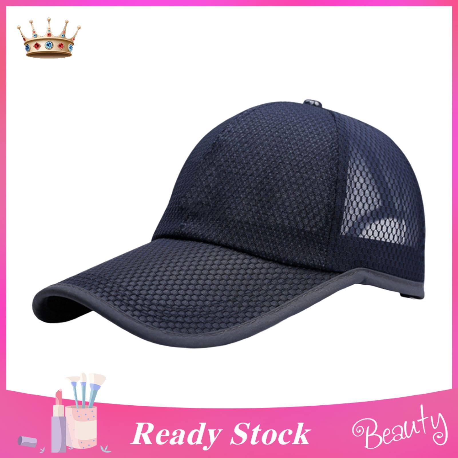 Baseball Cap Curved Brim Men Simple Solid Wide-brimmed Sun Hat